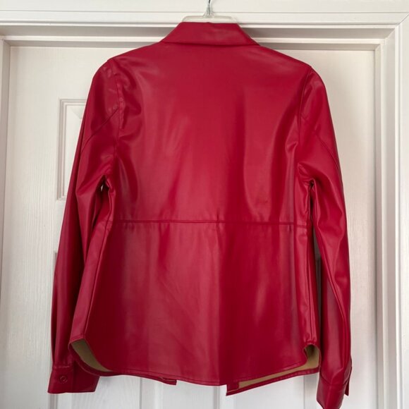 Anthro Jade Melody Tam pleather shirt jacket, XS - Picture 2 of 4